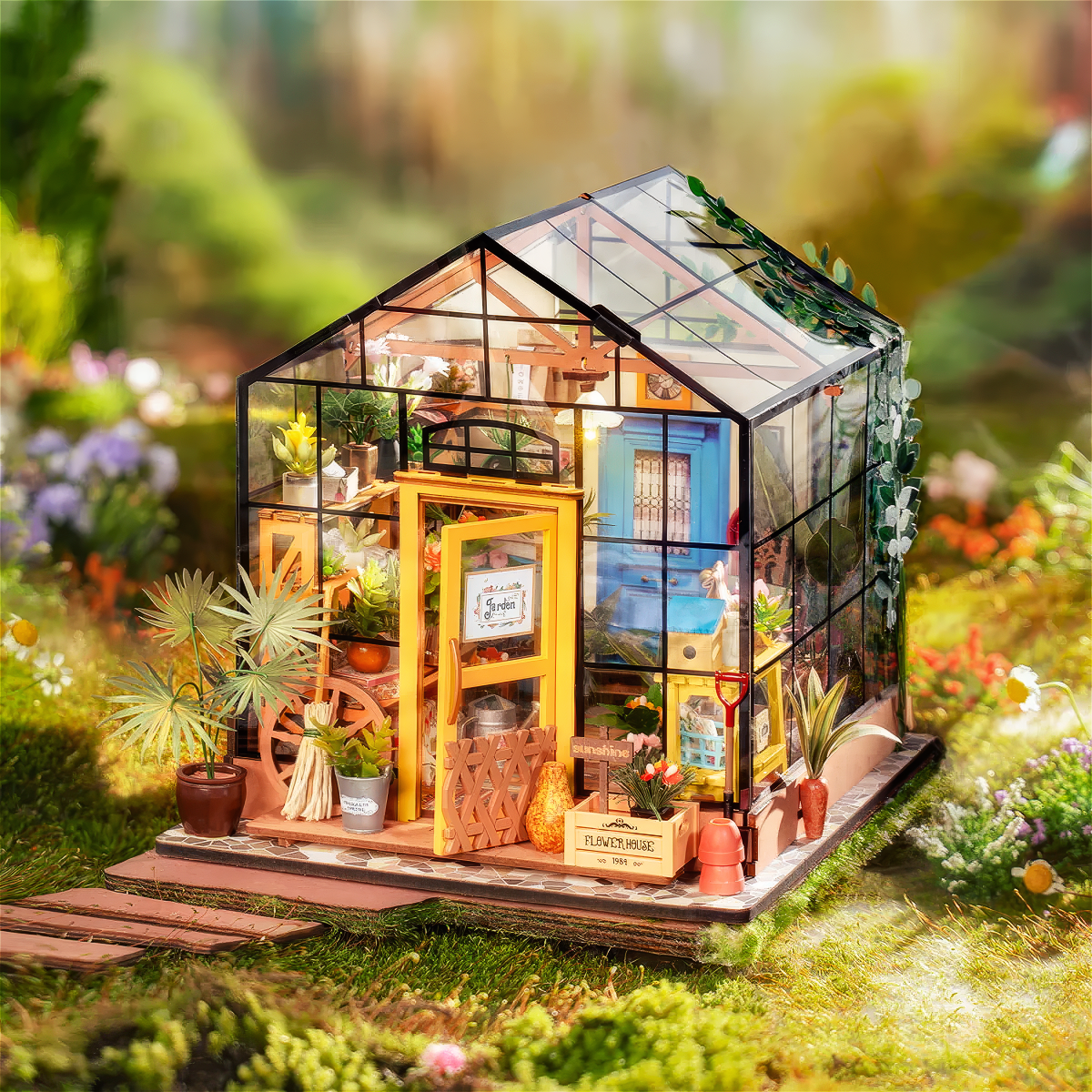 Cathy's Greenhouse DIY Miniature House | 7thblur