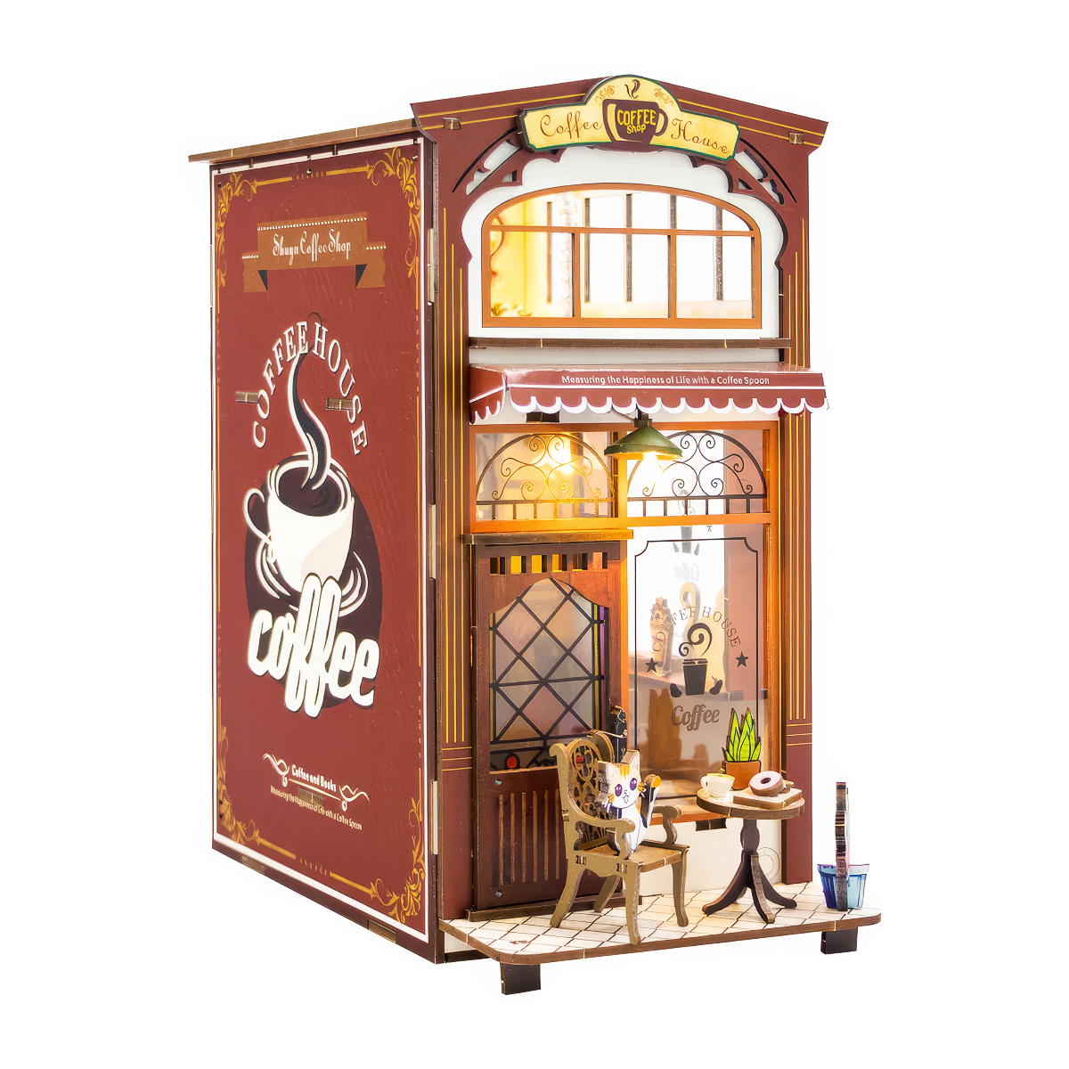 Mini Cafe Building Book Nook | 7thblur