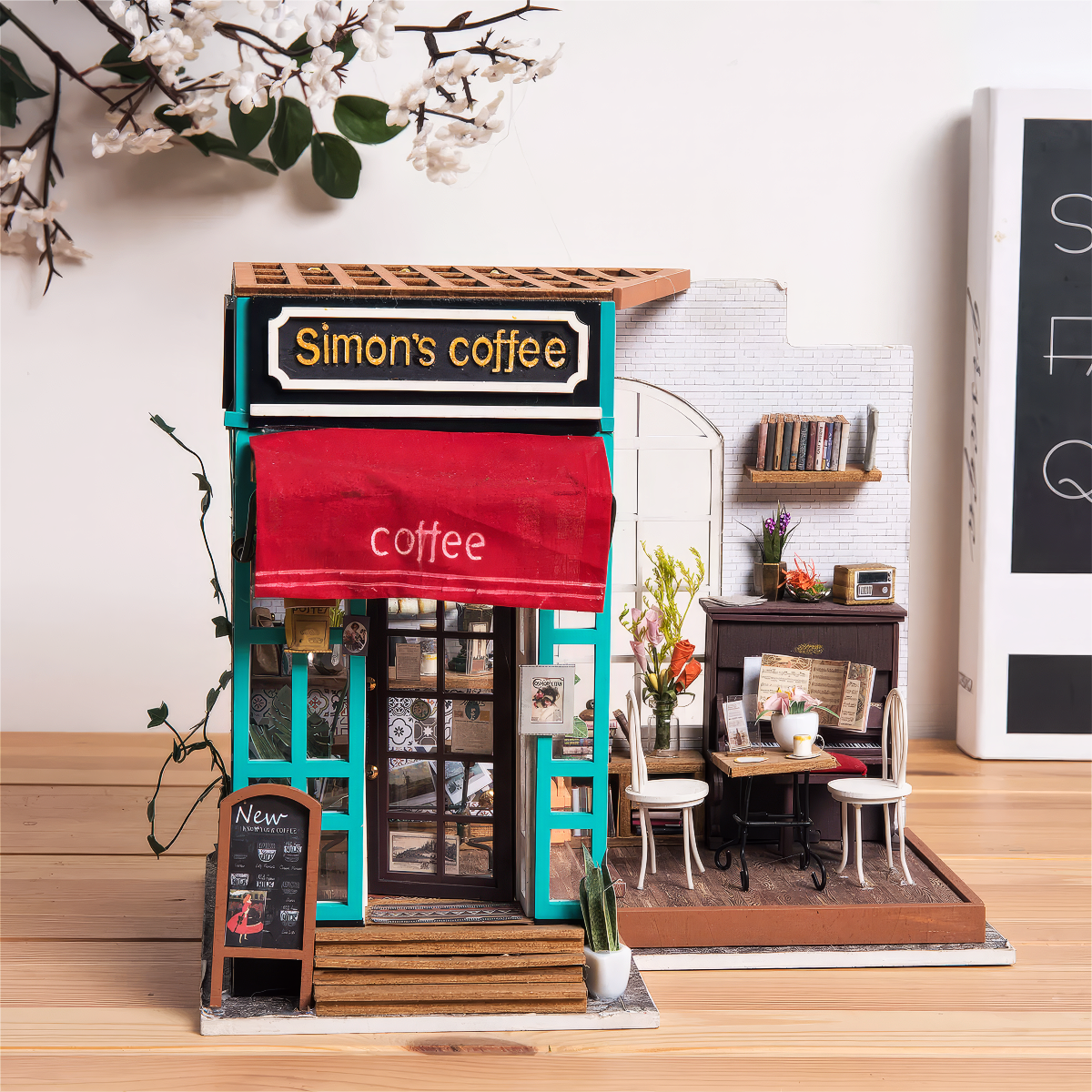 Coffee Shop DIY Miniature House | 7thblur