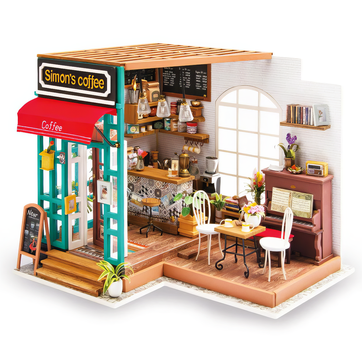 Coffee Shop DIY Miniature House | 7thblur