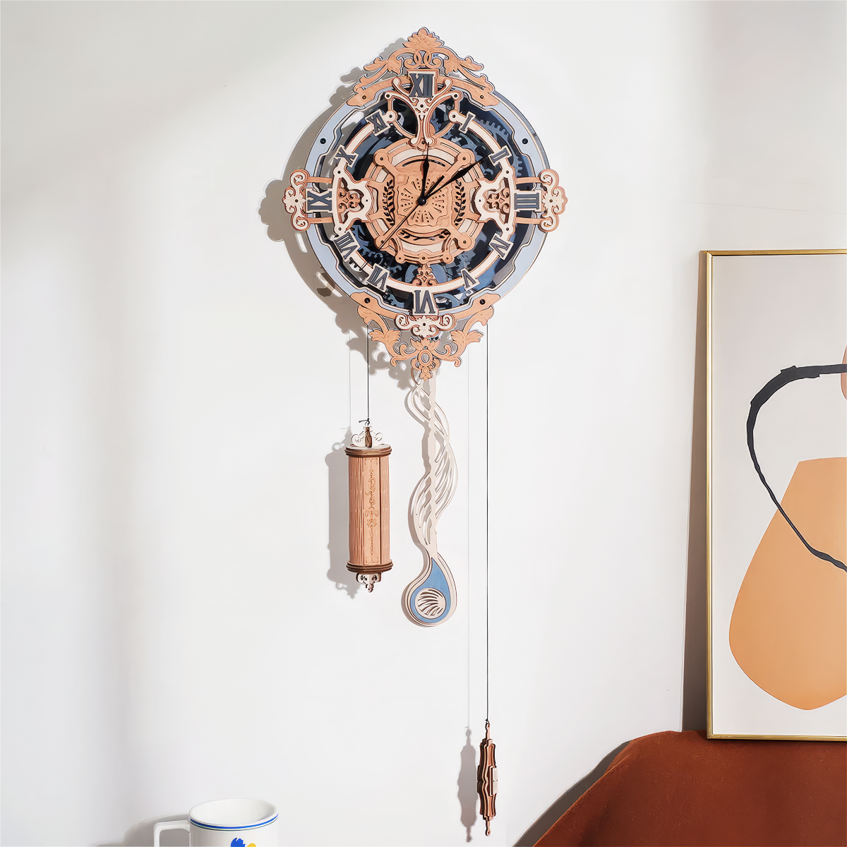 Renaissance Romantic Wall Clock | 7thblur